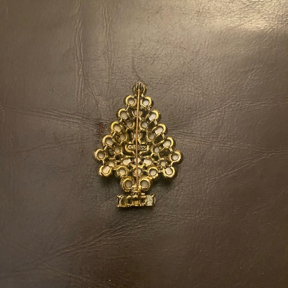 Vintage Weiss Christmas Tree Brooch - Picture 2 of 4